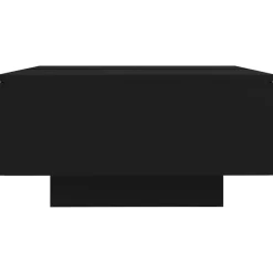 Salontafels-vidaXL - Salontafel - Zwart - Bewerkt hout - 90 x 60 x 31 cm