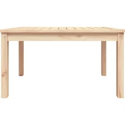 Tuintafels-vidaXL - Salontafel Rechthoekig - Naturel - Massief grenenhout - 82,5x50,5x45 cm