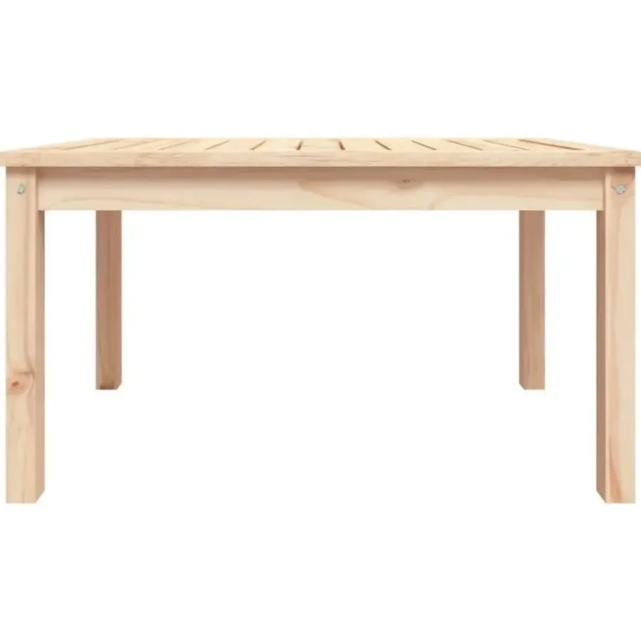 Tuintafels-vidaXL - Salontafel Rechthoekig - Naturel - Massief grenenhout - 82,5x50,5x45 cm