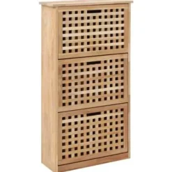 Kledingopbergers-vidaXL - Schoenenbank - Bruin - Hout