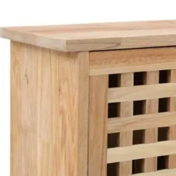 Kledingopbergers-vidaXL - Schoenenbank - Bruin - Hout