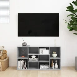 vidaXL - Schoenenbank - Grijs - Bewerkt hout - 103x30x55 cm