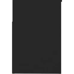 vidaXL - Schoenenbank - Zwart - Bewerkt hout - 80 x 30 x 45 cm