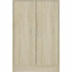 vidaXL - Schoenenkast - Bruin - Bewerkt hout - 60 x 35 x 92 cm