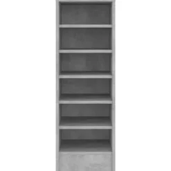 vidaXL - Schoenenkast - Grijs - Bewerkt hout - 31.5 x 35 x 92 cm