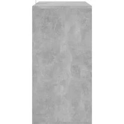 Kledingopbergers-vidaXL - Schoenenkast - Grijs - Bewerkt hout - 60 x 35 x 70 cm
