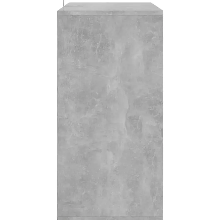 Kledingopbergers-vidaXL - Schoenenkast - Grijs - Bewerkt hout - 60 x 35 x 70 cm