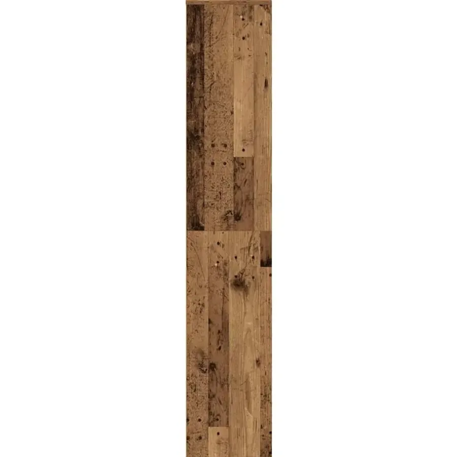 Schoenenkasten-vidaXL - Schoenenkast - Oud hout - Bewerkt hout - 22 paar - 54x34x183 cm