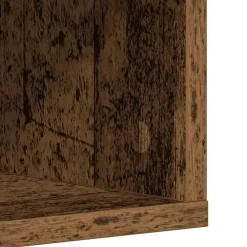 Schoenenkasten-vidaXL - Schoenenkast - Oud hout - Bewerkt hout - 22 paar - 54x34x183 cm