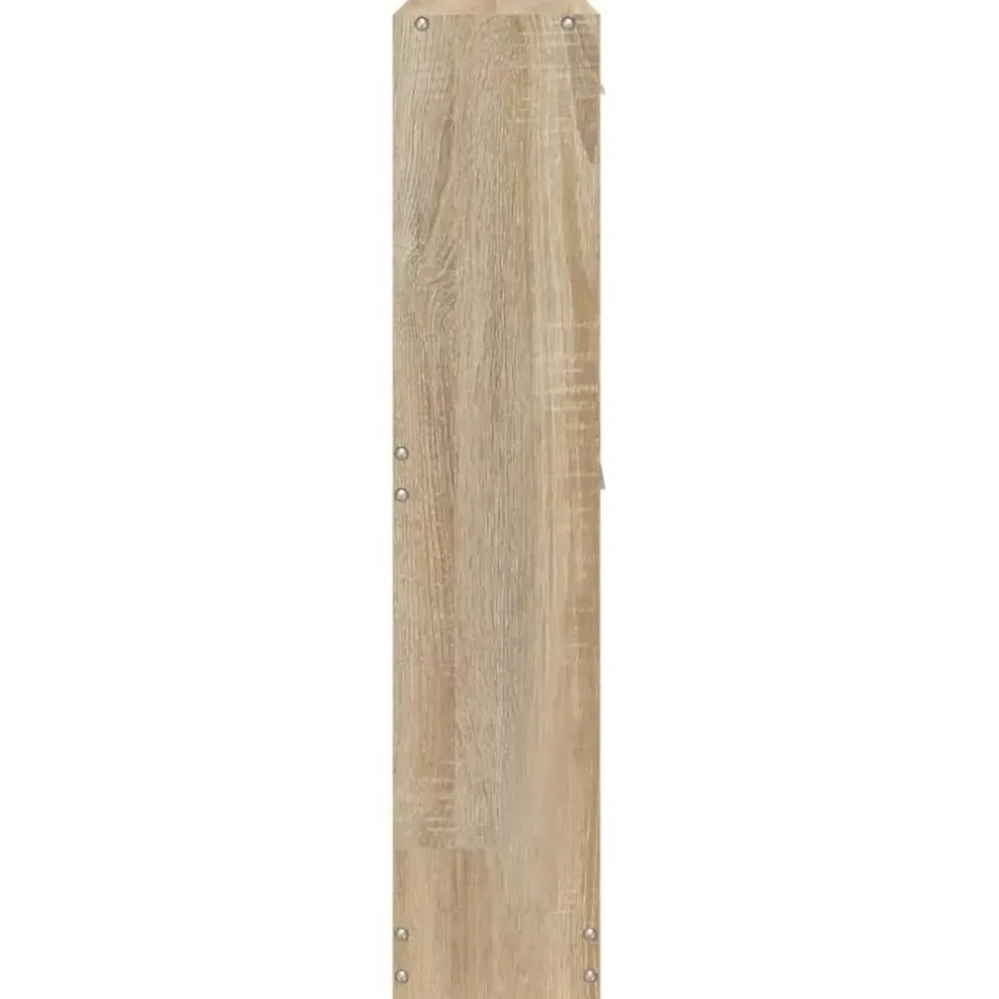 vidaXL - Schoenenkast 4 paar met 2 kleppen - Hout eiken - Hout - 59x17x81 cm