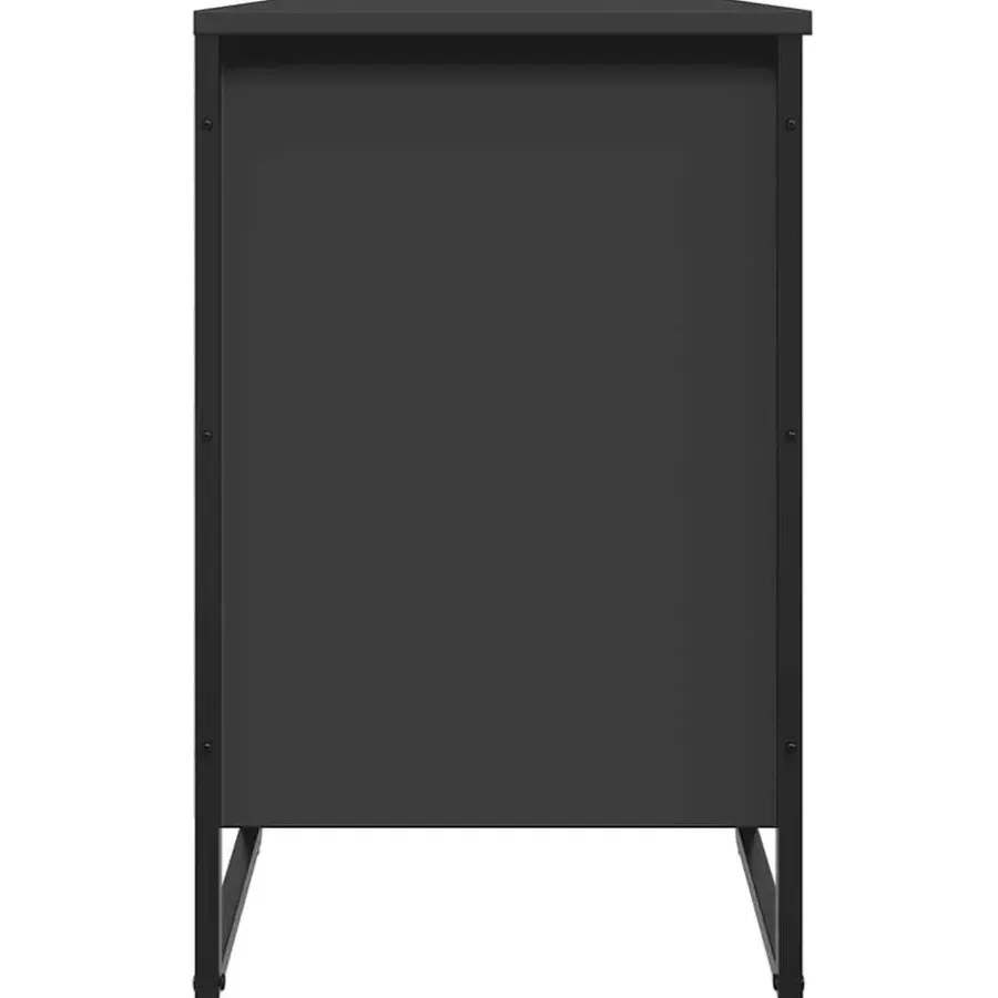 vidaXL - Schoenenkast 9 paar met 9 vakken - Zwart - Bewerkt hout - 90x38x61.5 cm