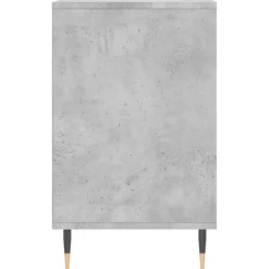 Schoenenkasten-vidaXL - Schoenenkast 10 paar met metalen poten - Betongrijs - 102x36x60 cm