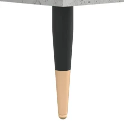 Schoenenkasten-vidaXL - Schoenenkast 10 paar met metalen poten - Betongrijs - 102x36x60 cm