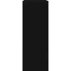 Schoenenkasten-vidaXL - Schoenenkast 2 paar met 1 klep - Zwart - Bewerkt hout - 60x21x57 cm