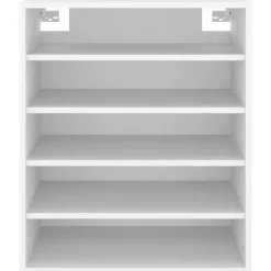 vidaXL - Schoenenkast - Wit - Bewerkt hout - 60 x 35 x 70 cm