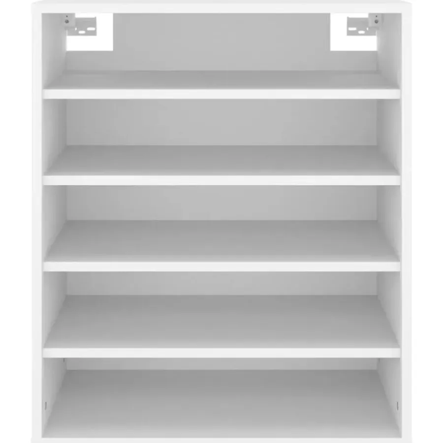 vidaXL - Schoenenkast - Wit - Bewerkt hout - 60 x 35 x 70 cm