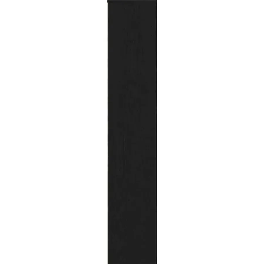 vidaXL - Schoenenkast - Zwart eiken - Bewerkt hout - 22 paar - 54x34x183 cm