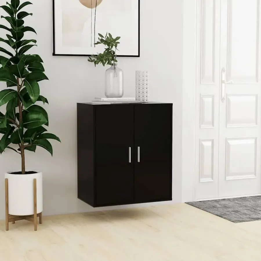vidaXL - Schoenenkast - Zwart - Bewerkt hout - 60 x 35 x 70 cm