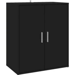 vidaXL - Schoenenkast - Zwart - Bewerkt hout - 60 x 35 x 70 cm