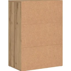 vidaXL - Schoenenkast met 1 lade 2 deuren - Artisan eiken - Hout - 60x35x84 cm