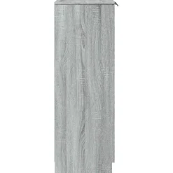vidaXL - Schoenenkast met 2 deuren - Grijs sonoma eiken - Hout - 59x35x100.5 cm