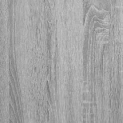 vidaXL - Schoenenkast met 2 deuren - Grijs sonoma eiken - Hout - 59x35x100.5 cm
