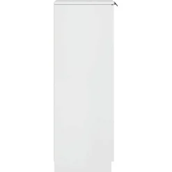 vidaXL - Schoenenkast met 2 deuren - Hoogglans wit - Hout - 59x35x100.5 cm