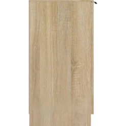 vidaXL - Schoenenkast met 2 deuren - Sonoma eiken - Bewerkt hout - 59x35x70 cm