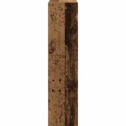 Schoenenkasten-vidaXL - Schoenenkast voor entree 4 paar - Oud hout - 80x21x87,5 cm