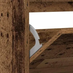 Schoenenkasten-vidaXL - Schoenenkast voor entree 4 paar - Oud hout - 80x21x87,5 cm