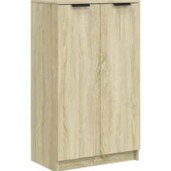 vidaXL - Schoenenrek - Bruin - Bewerkt hout