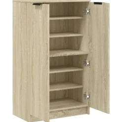 vidaXL - Schoenenrek - Bruin - Bewerkt hout