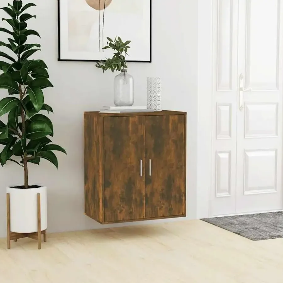vidaXL - Schoenenrek - Bruin - Bewerkt hout - 60 x 35 x 70 cm