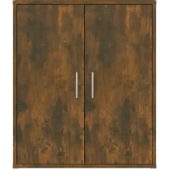 vidaXL - Schoenenrek - Bruin - Bewerkt hout - 60 x 35 x 70 cm