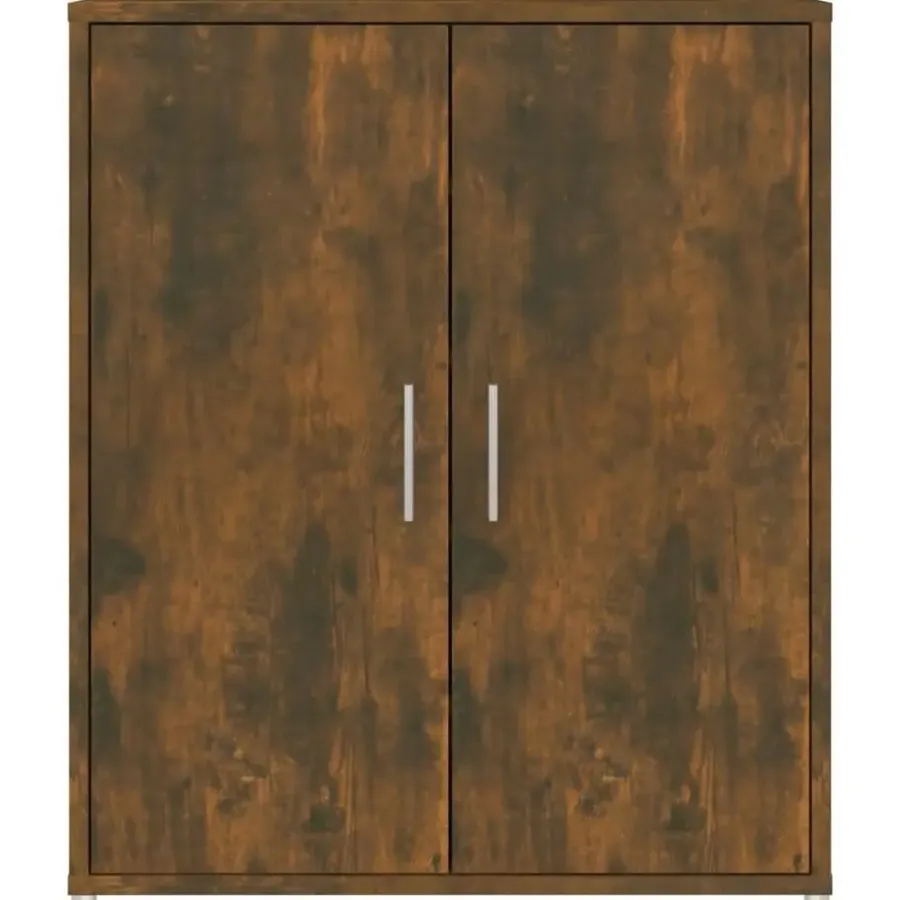 vidaXL - Schoenenrek - Bruin - Bewerkt hout - 60 x 35 x 70 cm