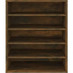 vidaXL - Schoenenrek - Bruin - Bewerkt hout - 60 x 35 x 70 cm