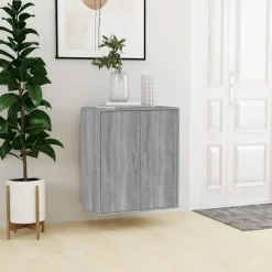 vidaXL - Schoenenrek - Grijs - Bewerkt hout - 60 x 35 x 70 cm
