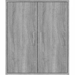 vidaXL - Schoenenrek - Grijs - Bewerkt hout - 60 x 35 x 70 cm