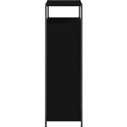 Schoenenkasten-vidaXL - Schoenenrek - Zwart - Bewerkt hout