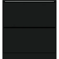 vidaXL - Schoenenrek - Zwart - Bewerkt hout - 80 x 21 x 87.5 cm