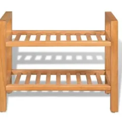 vidaXL - Schoenrek - Bruin - Hout