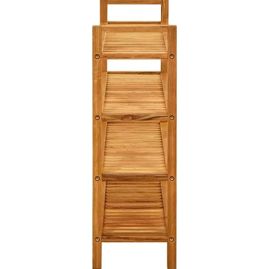 Kledingopbergers-vidaXL - Schoenrek - Bruin - Hout