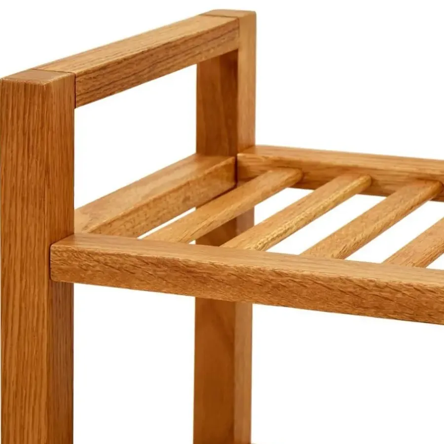 Kledingopbergers-vidaXL - Schoenrek - Bruin - Hout