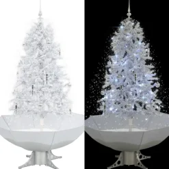 vidaXL - Sneeuwende Kerstboom - Wit - 170 x 105 cm