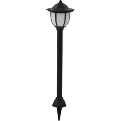 Prikspots|Solar Tuinverlichting-vidaXL - Solarlamp - Zwart - Polypropyleen - 6 stuks