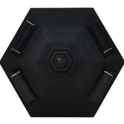 Prikspots|Solar Tuinverlichting-vidaXL - Solarlamp - Zwart - Polypropyleen - 6 stuks