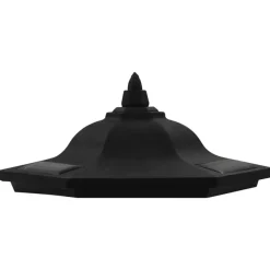 Prikspots|Solar Tuinverlichting-vidaXL - Solarlamp - Zwart - Polypropyleen - 6 stuks