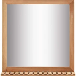 Spiegelkasten-vidaXL - Spiegel - Bruin - Hout