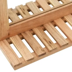 Spiegelkasten-vidaXL - Spiegel - Bruin - Hout