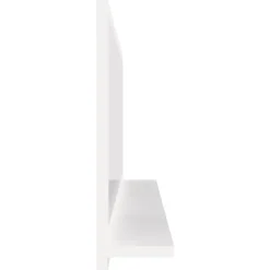 vidaXL - Spiegel - Wit - Bewerkt hout - 90 x 10.5 x 37 cm